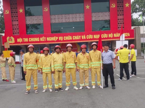 HỘI THI CHUNG KẾT NGHIỆP VỤ CHỮA CHÁY VÀ CỨU NẠN, CỨU HỘ NĂM 2024